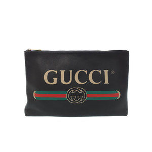 Gucci Gucci Print Portfolio Clutch Bag